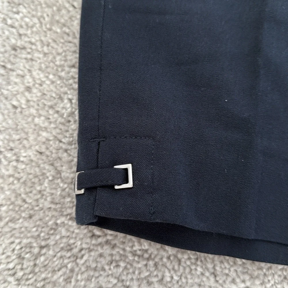 Talbots Navy Dress Pants Tailored Cropped size 10 Petite